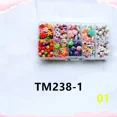 thumbnail image 1 of DIY 320PCS Clay Beads 15 Styles Flower Letter Beads Soft Beads For Women Girls Jewelry Making, DIY Bracelet Necklace Earring Accessories With 5m Crystal Elastic String Gong Bohan unisex, 1 of 2