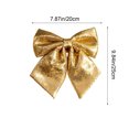thumbnail image 3 of ChicYu Christmas Bowknot Wedding Decorations Hanging Ornaments Christmas Tree Decor Wedding Ceremony Setup Ornaments Festive Bowknot Decor for Holiday Tree Wedding Party Decorations, 3 of 5