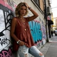 thumbnail image 5 of Young adult fashion Blouses for Women Dressy Casual, Women Summer Tops Womens Blouses Dressy Casual White Womens T Shirts Loose Fit, 5 of 7