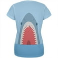 thumbnail image 2 of Cute Fun Shark Attack All Over Womens T Shirt Multi 2XL, 2 of 2