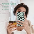 thumbnail image 5 of Black White Cow Print Clear Case for iPhone 12 Pro Max,Aesthetic Art Design Case for Men Women,Unique Soft Transparent TPU Bumper Case Cover, 5 of 5