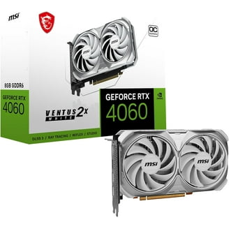 MSI GeForce RTX 5060 8G VENTUS 2X OC WHITE Graphics Card, 8GB