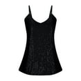 thumbnail image 6 of Patlollav Women Summer Tops Casual Sleeveless V-Neck Sequin Camis Blouse, 6 of 6