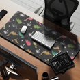 thumbnail image 2 of Long Mouse Pads for Desk,Dinosaur and Palm Tree Pattern Desk Mats on Top Of Desks, Desk Mouse Pad Extra Large with 3mm Non-Slip Base and Stitched Edge for Gaming,Office,Work,Home 35.4"x15.7", 2 of 6