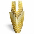 thumbnail image 3 of Chevron Reusable Market Bag, Pattern with Zigzag Yellow Ombre Birthday Celebration Parties Gatherings, Printed Foldable Bag for Shopping and Grocery Large Capacity, Yellow Pale Yellow, by Ambesonne, 3 of 4