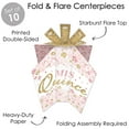 thumbnail image 3 of Big Dot of Happiness Mis Quince Anos - Table Decorations - Quinceanera Sweet 15 Birthday Party Fold and Flare Centerpieces - 10 Count, 3 of 7