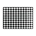 thumbnail image 5 of Yayeee Area Rugs for Living Room 6.7'x4.8' Non Slip Washable Bedroom Floor Carpet, Black and White Geometric, 5 of 6