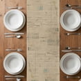 thumbnail image 4 of Table Runner 60 Inches Long for Kitchen Dining, Spring Floral Dresser Scarf Farmhouse, Dining Table Decorations for Wedding/Parties, Birds Cabin Watercolor Botanical Retro Art 13 x 60 In, 4 of 8