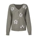 thumbnail image 5 of Puntoco abrigo de mujer moda mujer botones manga larga Casual Floral abrigo cárdigan suéter liquidación de Navidad Puntoco Puntoco-2108, 5 of 9