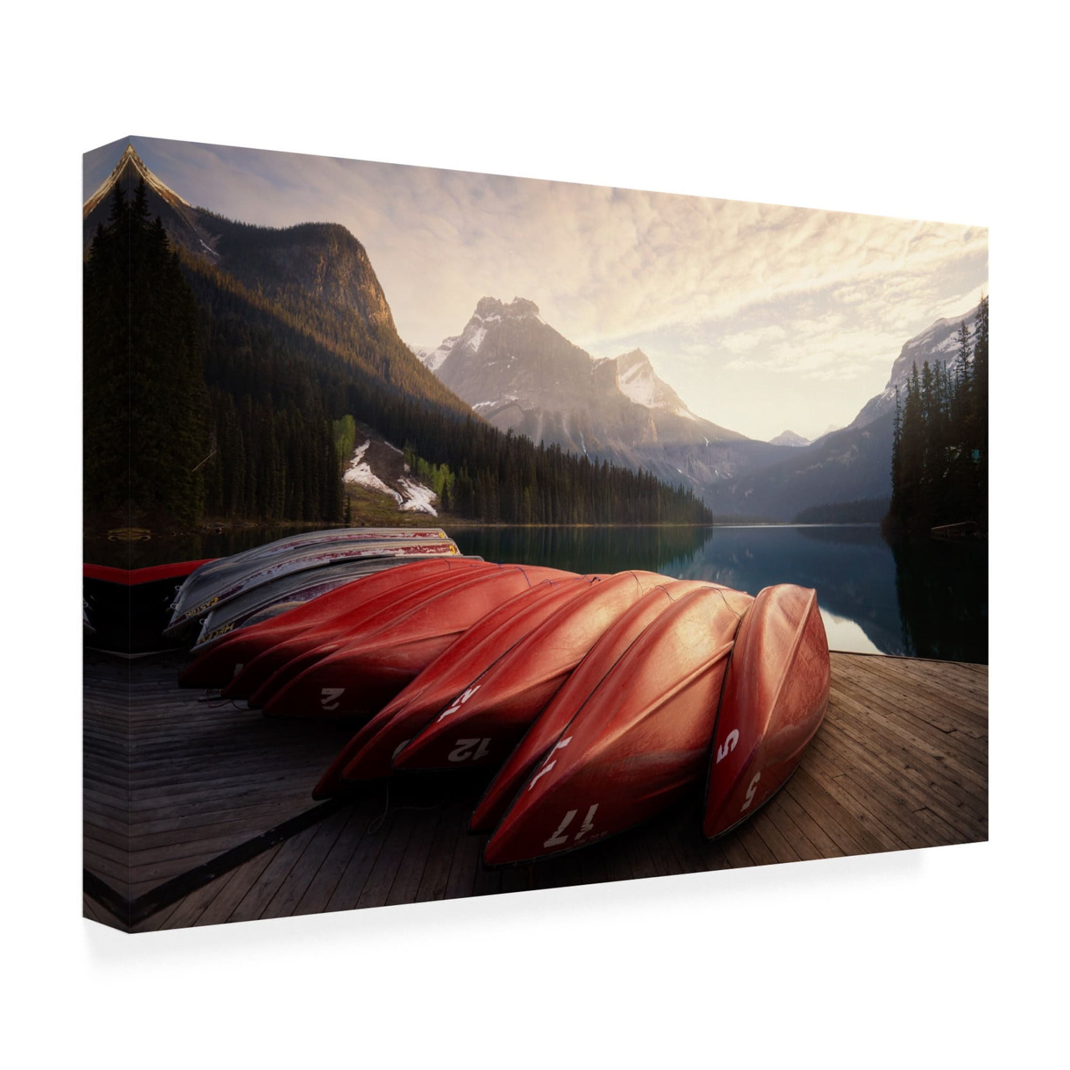 Canvas Wall Art - Clara Gamito 'Sunrise Rest' Wall Art for Living Room, Bedroom, or Office Décor by Trademark Fine Art - 32 x 22 Inches
