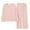 Light Pink, variant on Women's Flannel Pajama Set Soft Cozy Winter Sleepwear Long Sleeve Top with Pants Loungewear for Home Comfort