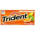 thumbnail image 2 of Trident Sugar-Free Gum, Tropical Twist, 14 Sticks, 15 Ct, 2 of 4