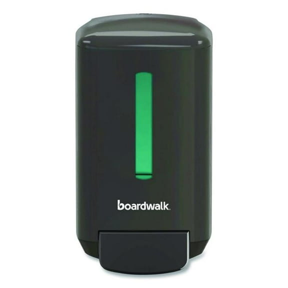 5.8 in. x 10.3 in. x 3.9 in. Manual Liquid Soap Dispenser - Black