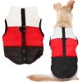 thumbnail image 1 of KAIYANG Chaqueta de invierno impermeable para perros, chaqueta tipo jersey para mascotas (negra, S), 1 of 5