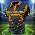 thumbnail image 2 of 2026 Germany Soccer Mens Tshirts Short Sleeve Casual Crewneck Pullover Summer Tops Soccer Shirt for Men Indoor Outdoor Activities Daily Wear, 2 of 3