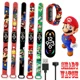 thumbnail image 2 of Reloj inteligente Super Mario para niños con personajes de anime Luigi Color Kawaii Pulsera deportiva Relojes recargables Regalos para niños, 2 of 5