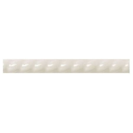 American Olean 1/2" x 6" Biscuit Gloss Ceramic Pencil Liner Tiles for Residential Walls