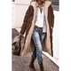 thumbnail image 5 of Abrigo con forro de lana extendido, abrigo de mujer de doble cara extra grueso, abrigo de algodón de invierno, 5 of 6