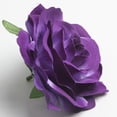 thumbnail image 3 of 10 rosas artificiales decorativas de seda para manualidades, ideales para bodas, fiestas y decoración del hogar. R: morado oscuro, 3 of 9