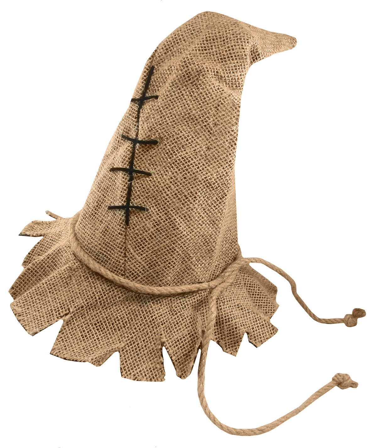 Brown Scarecrow Hat With Rope Band 