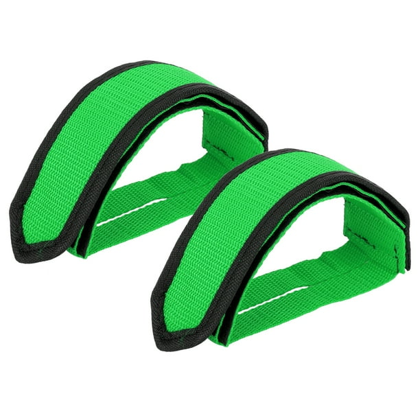 Correas para Pedal de Bicicleta Unique Bargains Fijo Engranaje Universal Verde