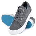 thumbnail image 4 of JENN ARDOR Womens Canvas Shoes Lace up Sneakers Fashion Casual Walking Shoe Zipper Decor, 4 of 8