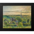 thumbnail image 2 of Pissarro, Camille 18x15 Black Modern Framed Museum Art Print Titled - Landscape at Eragny, 2 of 5
