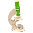 thumbnail image 3 of Childs Microscope 1 Set for Kids with Science Learning and Hand-Eye Coordination in Wood, 3 of 8