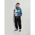 thumbnail image 3 of Obenie - Sudadera con capucha retro Y2K gótica, casual, con estamp de ráfaga del alfabeto, diseño de calavera a la moda, para hombre, Harajuku, 3 of 3