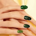 thumbnail image 5 of 30Pcs Summer Press on Nails Medium Almond Fake Nails with 3D Flower Designs Starfish False Nails Heart Butterfly Lemon Stick on Nails Ocean Beach Acrylic Nails Pearl Floral Glue on Nails for Women-E, 5 of 6