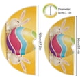 thumbnail image 3 of FMSHPON Easter Tree Skirt Colorful Eggs Bunny Xmas Christmas Tree Skirt Stand Mat for Holiday Party Decoration Indoor Outdoor 48 inches, 3 of 6