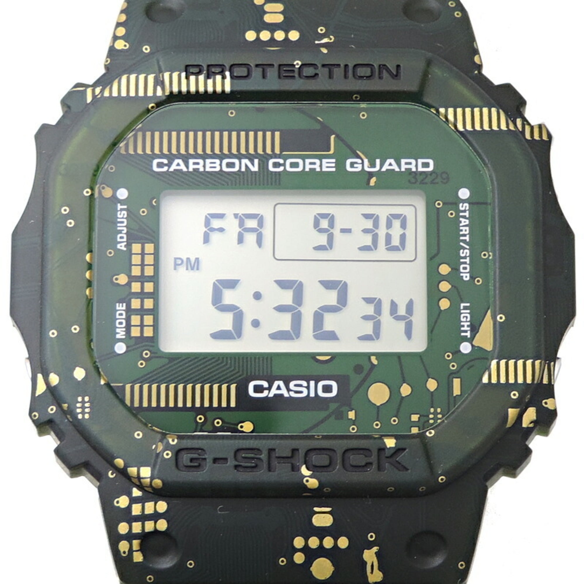 カシオ 腕時計 G-SHOCK DWE-5600CC グリーン/金 USED