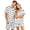 White, variant on Couples Matching Pajamas, Women Satin 2 Piece Pjs Set Short Sleeve Button Down Loose Casual Summer Sleepwear Nightwear