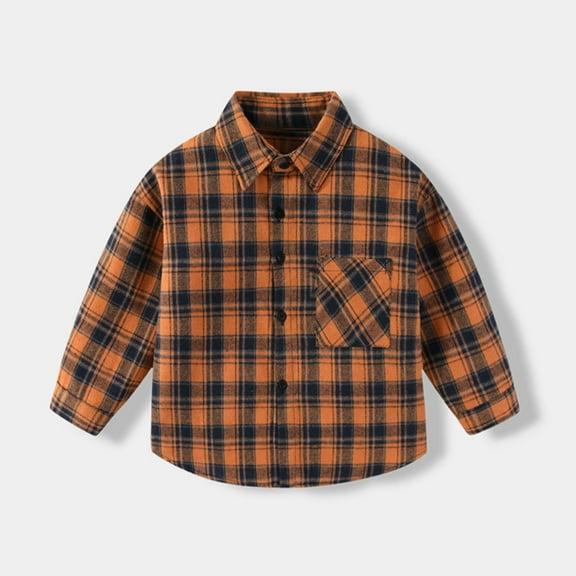 breaise Boys Casual Button Down T Shirt Kid Flannel Shirt Toddler Buffalo Plaid Shirt Boys Long Sleeve Western Shirts