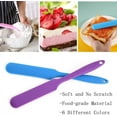 thumbnail image 2 of CZQ Mini Silicon Scraper Tool,Jar Spatula with Long Handle Heat Resistant,Small Silicone Spatulas Bulk for Kitchen, for Baking, Cake Icing(of 6), 2 of 5