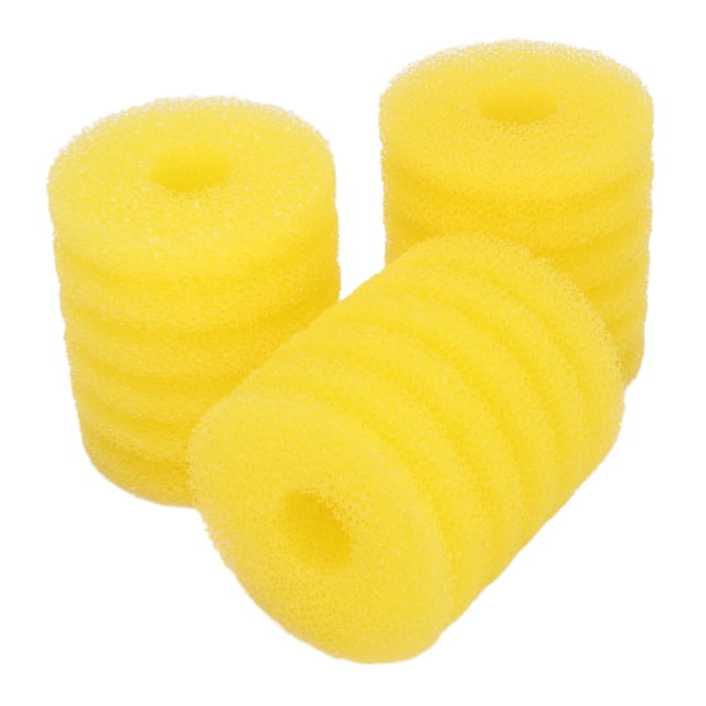 Rollos de Esponja de Espuma de Filtro de Acuario, Filtraciónón Cilíndrica Efectiva Segura 3pcs de Captura de Partículas de Esbros de Filtro de Acuario para Agua Dulce