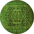 thumbnail image 1 of Ahgly Company Indoor Round Persian Green Traditional Area Rugs, 8' Round, 1 of 1