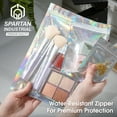 thumbnail image 4 of Spartan Industrial - 3" X 5" Holographic Foil Bags - Pack of 200 Smell-Proof Resealable Bags for Food, Wax Melts, Lip Gloss Packaging, and More, 4 of 7
