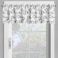 thumbnail image 4 of Ambesonne Dragon Valance & Curtain, Long Creature Art, 55"x30", Charcoal Grey and White, 4 of 7