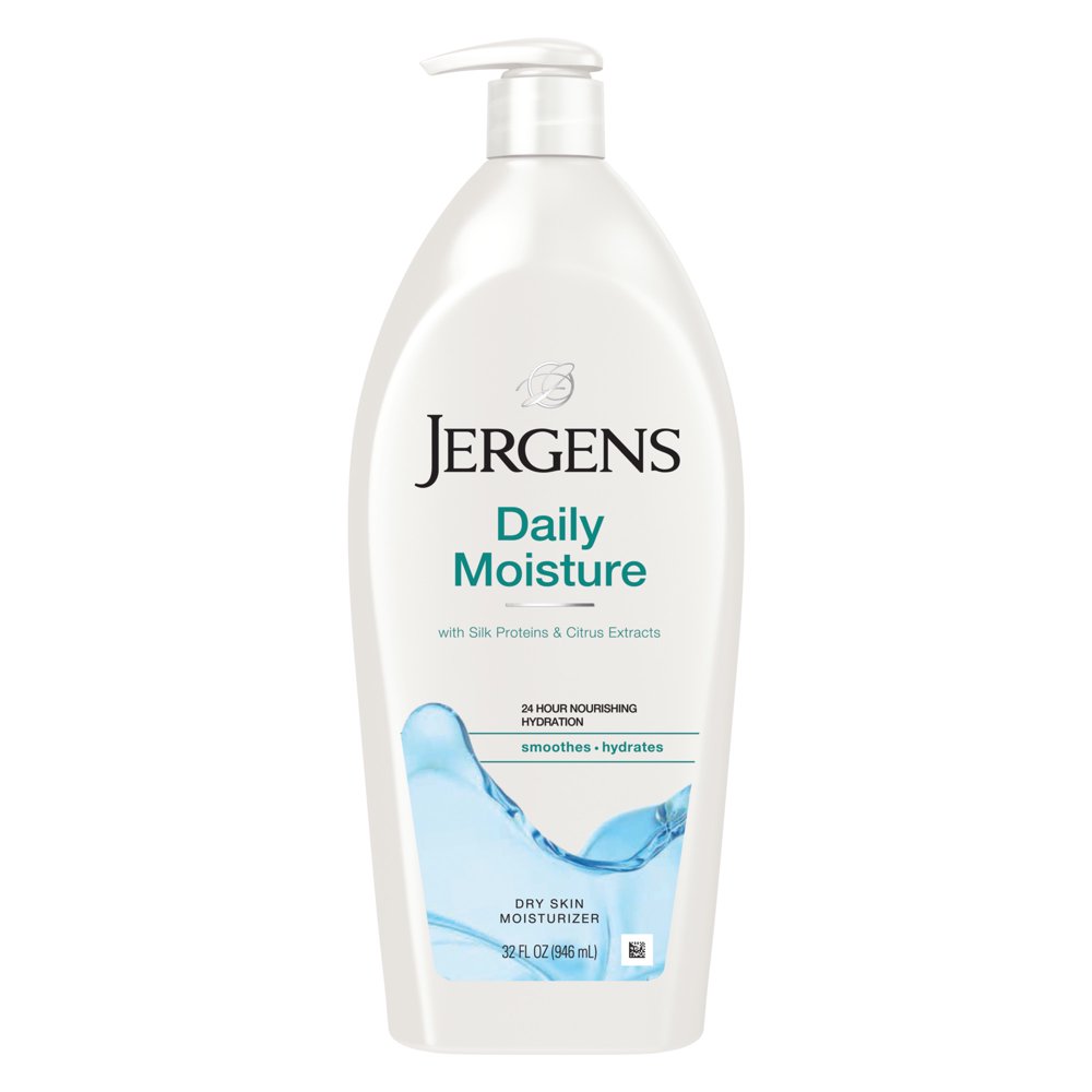 Jergens Daily Moisture Dry Skin Moisturizing Body Lotion, with