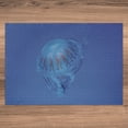 thumbnail image 5 of Ambesonne Aquatic Jigsaw Puzzle Durable Cardboard, Jellyfish Marine Deep Ocean, 1000 pcs, Azure Blue and Rust, 5 of 5