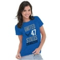 thumbnail image 3 of US Air Force United States Wings Logo Women's T Shirt Ladies Tee Brisco Brands S, 3 of 5