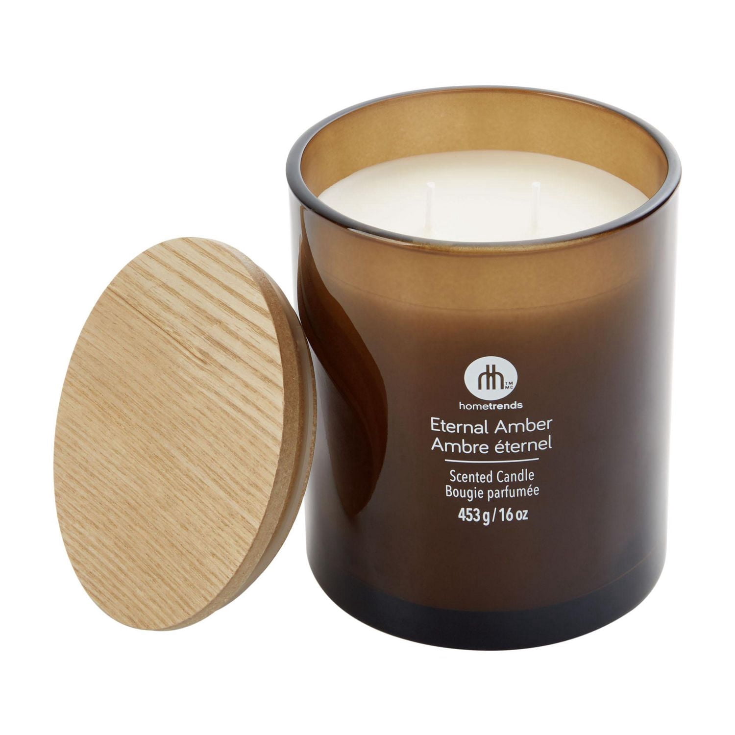 Bougie en verre parfumée Ambre éternelle hometrends