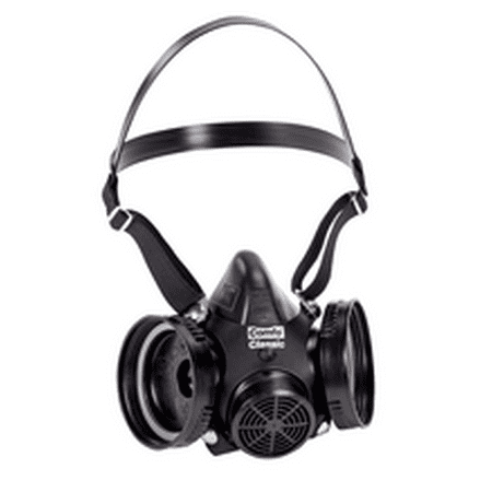 MSA Large Black Hycar Rubber Comfo Classic® Full Mask Dual Cartridge Respirator
