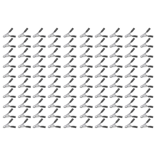 100 Uds Clip de prueba de batería Clips aislados de PVC abrazadera de Terminal eléctrico apertura de 15mm 10A J.60012