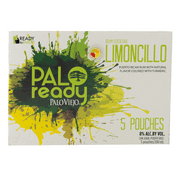 Palo Ready, Lime Liquor, Net Weight 200ml, 5 Count, 8% ABV, New, Plastic Pouch, Fresh Citrus Flavor
