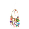 thumbnail image 1 of Shisuyan Parrot Bell Chewing Toy Bird Bite Swing Toy Cotton Rope 1Pcs, 1 of 8