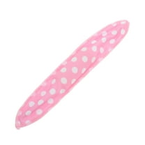 Unique Bargains 1 Pc Polka Dots Hair Curler Rollers Pink White