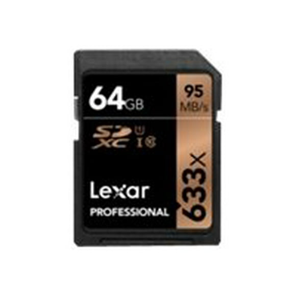Lexar Professional - Carte Mémoire Flash - 64 Go - UHS-I U1 / Class10 - 633x - SDXC UHS-I