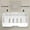 White, variant on Specollect Clearance 3Pcs Wall-Mounted Soap Dish for Shower,No Punching Soap Box with Drain Tray and Hooks Soap Shelf